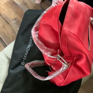 B Makowsky NWT Hobo bag Lipstick color